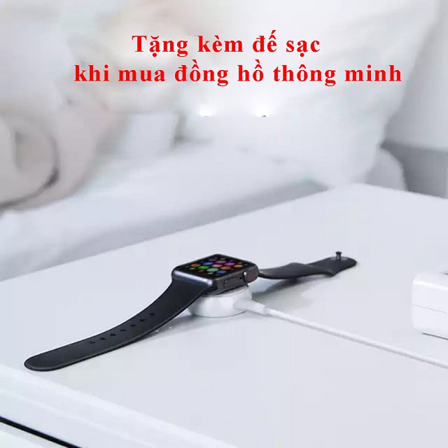 Thay được hình nền Đồng Hồ Thông Minh T500 plus Seri 6 - Đồng hồ thông minh Nghe Gọi Nhắn Tin Kết Nối qua app