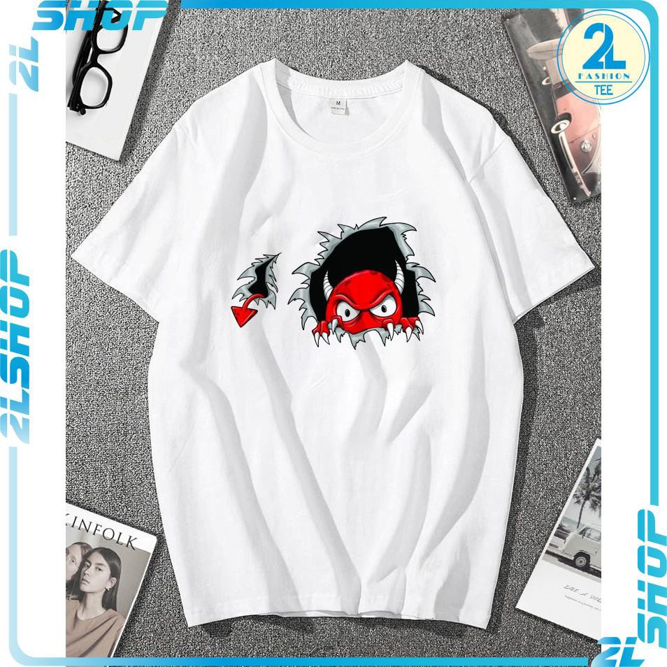 Áo Thun tay lỡ form rộng Devil, áo phông nam nữ unisex phong cách hàn quốc -2LSHOP