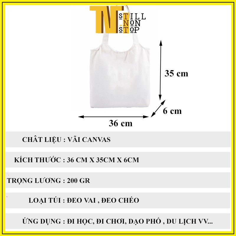 [CÓ KHÓA] Túi tote đeo vai đeo chéo túi  vải canvas (Trơn) giá rẻ đẹp đi học ULZZANG XUONGMAITNT T135