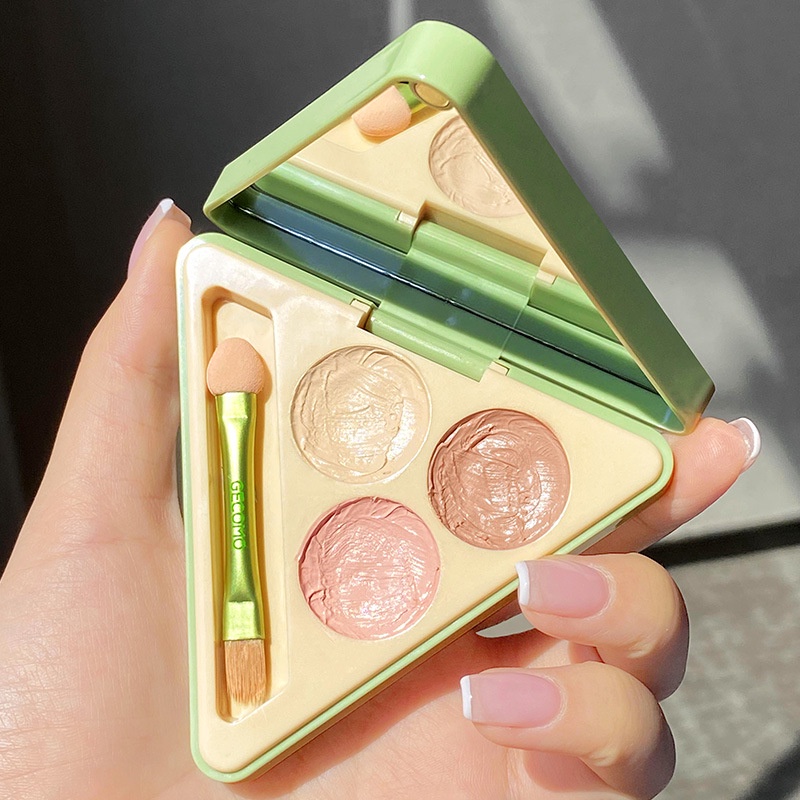 (Hàng Mới Về) Bảng Kem Che Khuyết Điểm Che Phủ Quầng Thâm Và Mụn 3 Màu Vitality