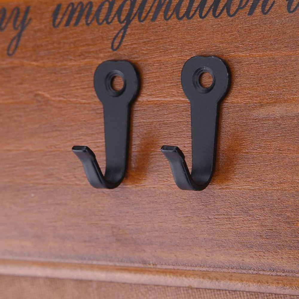 Set 5 giá đỡ chìa khóa gắn tường phong cách cổ điển tiện lợi dễ sử dụng cho gia đình