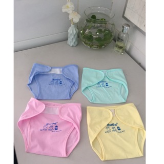 Combo 5 cái Tả dán vải sơ sinh hiệu hotga, vãi co dãn tốt, màu đẹp và chất vải rất thoáng mịn