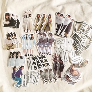 Junarystudio - Set 60 sticker miếng dán nhân vật dễ thương trang trí bulletjournal