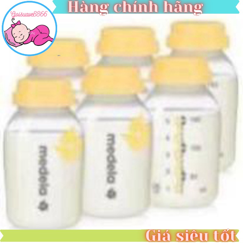 [NVMH] Bình trữ sữa Medela 150ml in màu NEW - BÌNH CHUẨN CHÍNH HÃNG