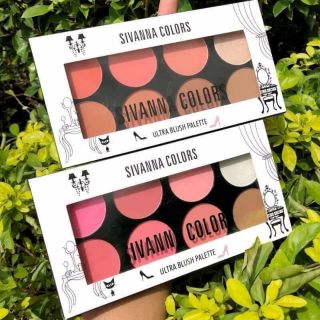 Bảng phấn má hồng & hightlight sivanna