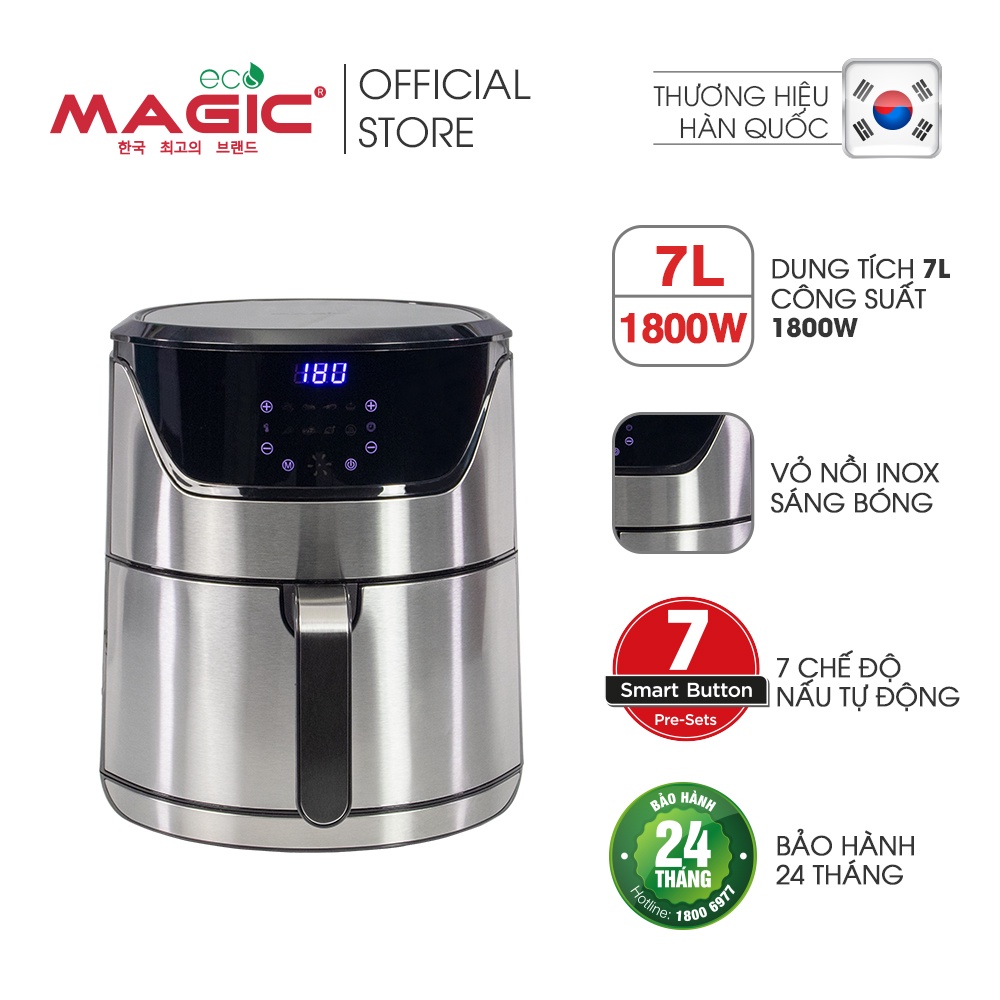 Nồi chiên điện tử Magic Eco AC122 7L