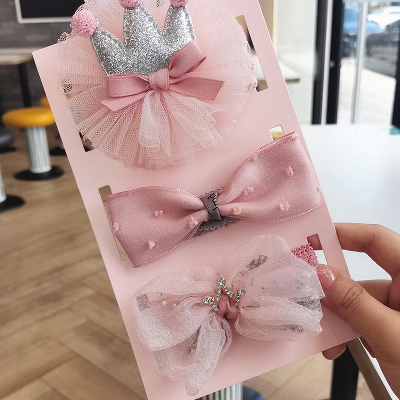 Set 3 Băng Đô Nơ Xinh Xắn Dành Cho Bé Gái