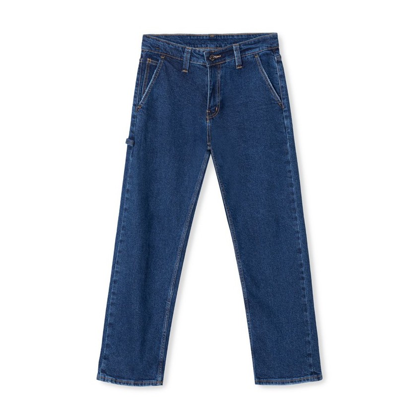 OWL BRAND® Quần Jean Dài Relax Xanh Đậm - OWL040521