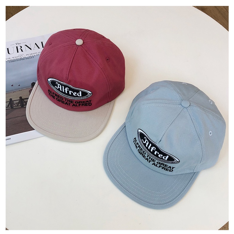 Nón Lưỡi Trai Thêu Họa Tiết Màu Sắc Phong Cách Hip Hop Hàn Quốc Thời Trang Mùa Hè Cho Nam Và Nữ