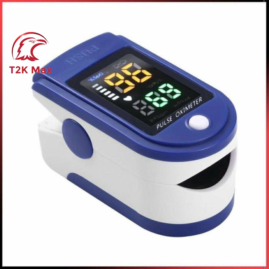 Máy đo SPO2 kẹp ngón cầm tay - Máy đo nồng độ oxy trong máu LK87 đo nhịp tim Pulse Oximeter - T2K Max