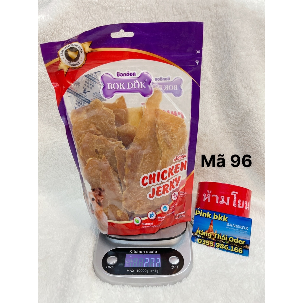 (GÍA SỈ ) Snack ăn vặt cho Mèo và Chó  Gà khô BokDok⚡ NỘI ĐỊA THÁI⚡nhập trực tiếp Thái Lan không qua trung gian ⚡ 17 mẫu
