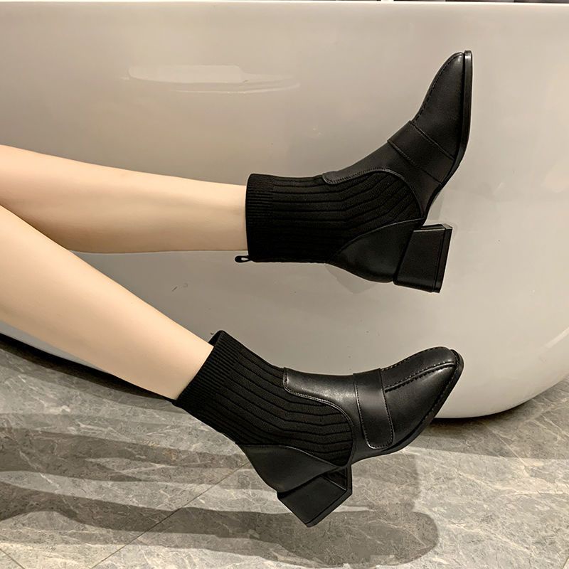 Giày Bốt Martin Phong Cách Anh Quốc Kiểu Mới Thời Trang Xuân Thu Cho Nữ