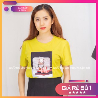 Áo Thun Nữ [ FREESHIP ] Áo Form Rộng In Họa Tiết Cá Tính - Vải COTTON LẠNH Thoáng Mát - Mã 581360