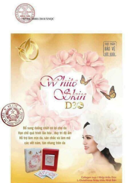 Cốm trắng da white skin d30