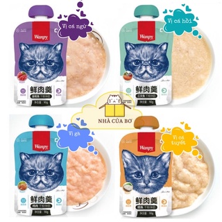 Súp thưởng cho mèo WANPY  nắp vặn 90g