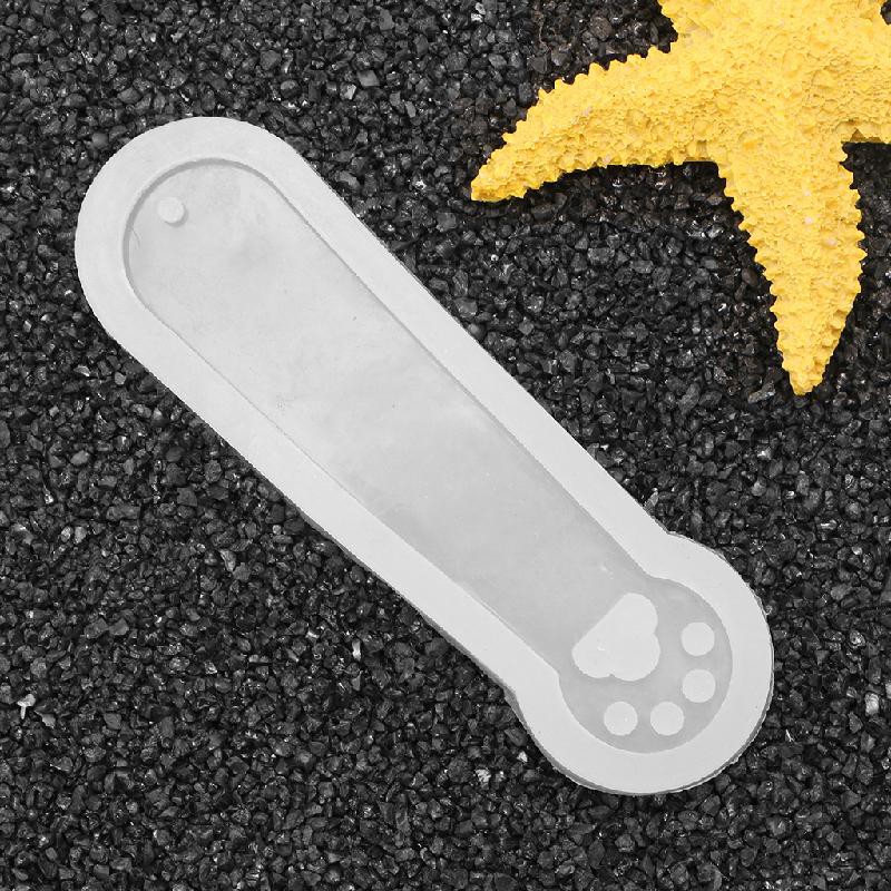 Khuôn silicon làm đánh dấu trang sức hình chân mèo