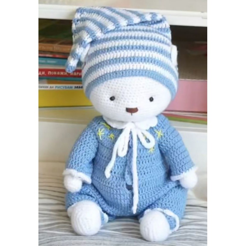 Cuộn Len Sợi To Đan Móc Hình Động Vật