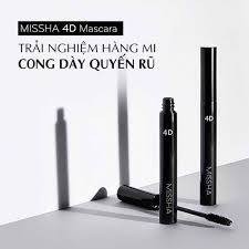 [CHÍNH HÃNG] MASCARA KHÔNG LEM, SIÊU DÀY MI MISSHA 4D, KHÔNG THẤM NƯỚC