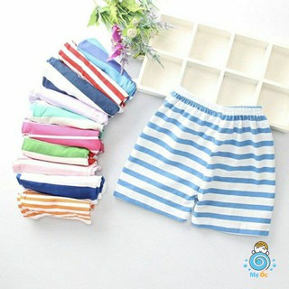QUẦN CHỤC ĐÙI COTTON KẺ CHO BÉ