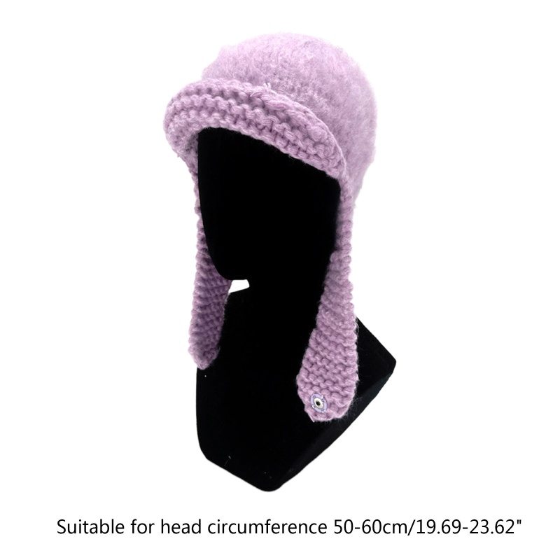 Youyo Mũ Len Trùm Tai Phong Cách Nga Bảo Vệ Tai Khi Đội Mũ Beanie
