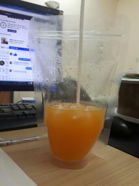 Túi zip 2 mặt trong đáy đứng