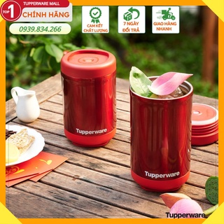 Tupperware 💕Freeship💕Hộp Giữ Nhiệt Stacking Thermal Màu Đỏ - New Arrials