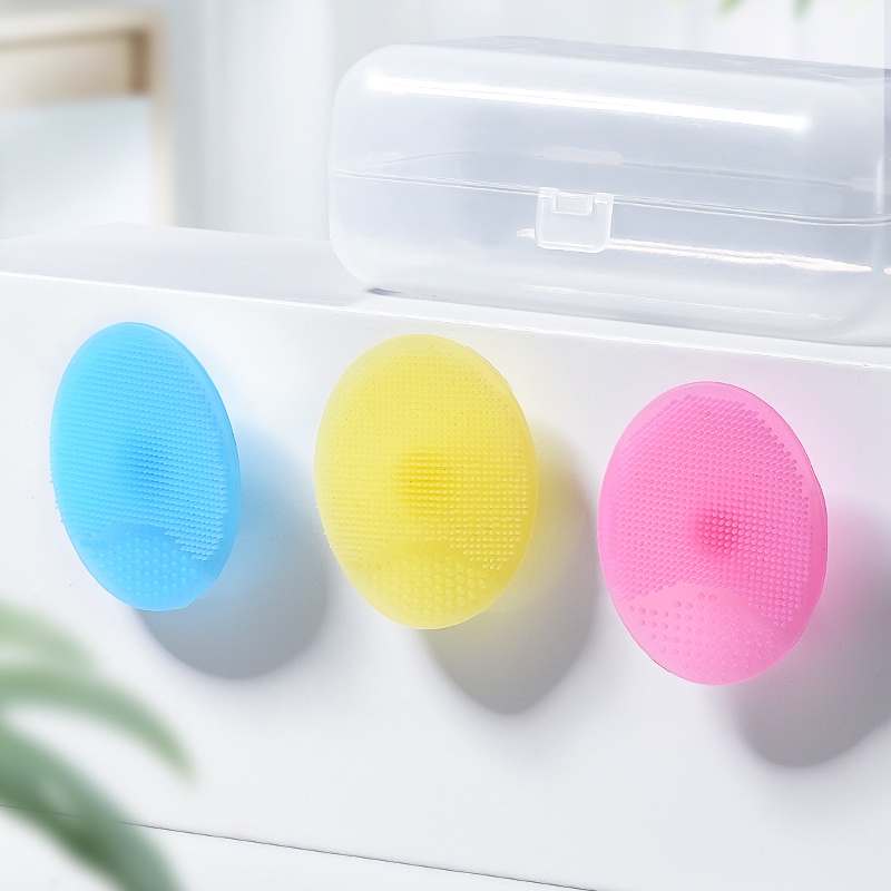 Bàn Chải Gội Đầu / Massage Tẩy Tế Bào Chết Bằng Silicon Mềm Đa Năng Tiện Dụng