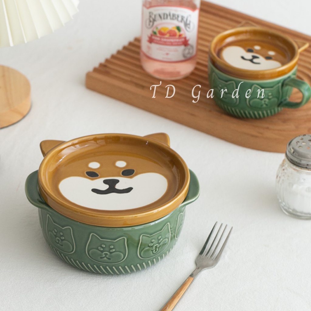 TÔ MỲ SHIBA INU PHONG CÁCH NHẬT BẢN - TD GARDEN