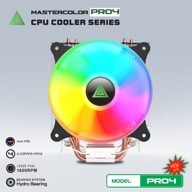 Tản nhiệt CPU VSPTECH PRO4 dành cho Socket AMD và Intel LGA 115X/LGA 1366/LGA 2011
