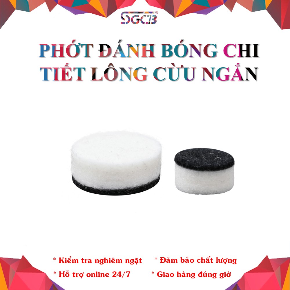 SGCB PHỚT ĐÁNH BÓNG CHI TIẾT LÔNG CỪU NGẮN SGGA093