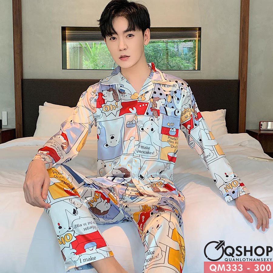 BỘ ĐỒ PIJAMA NAM CAO CẤP QSHOP QM330-QM332-QM333-QM334-QM335