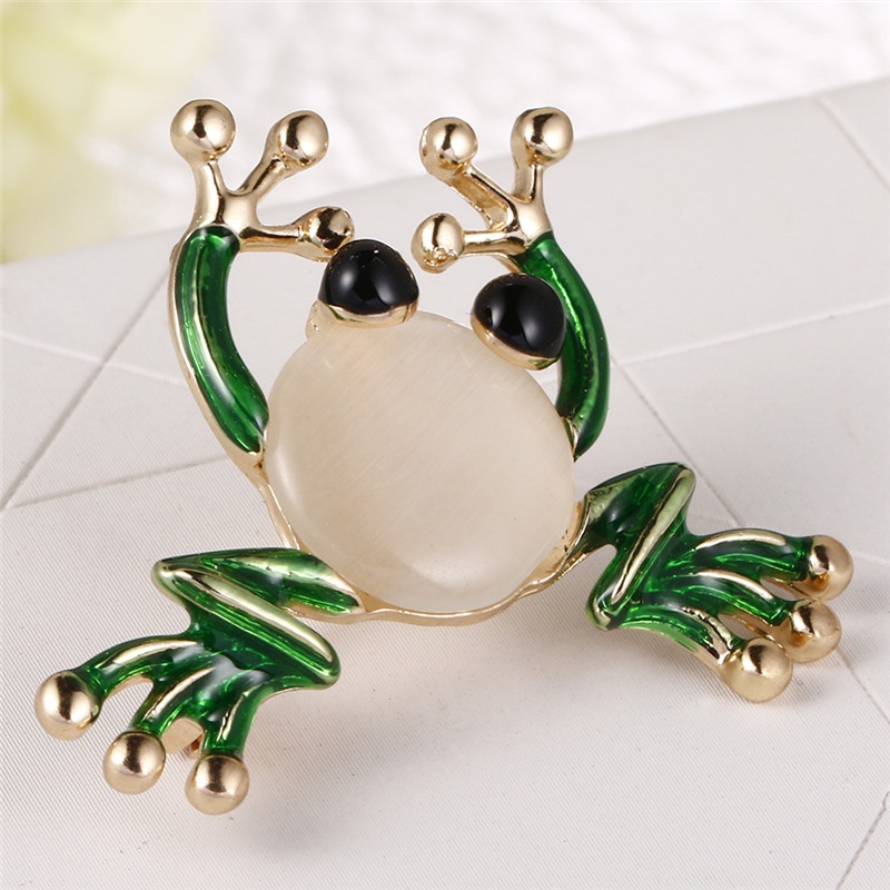 Ghim Cài Áo Hình Chú Ếch Nhỏ Dễ Thương Cho Nam Và Nữ