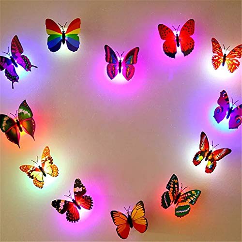 Đèn Led Dán Tường Hình Con Bướm phát sáng