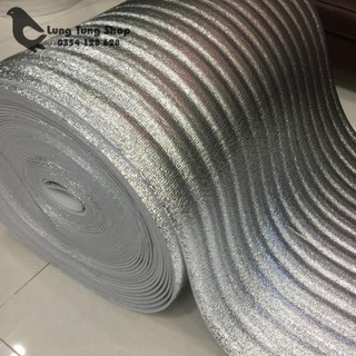 [ cuộn 20m - dày 5ly ] xốp bạc cách nhiệt dày 5mm - 1 cuộn 20m