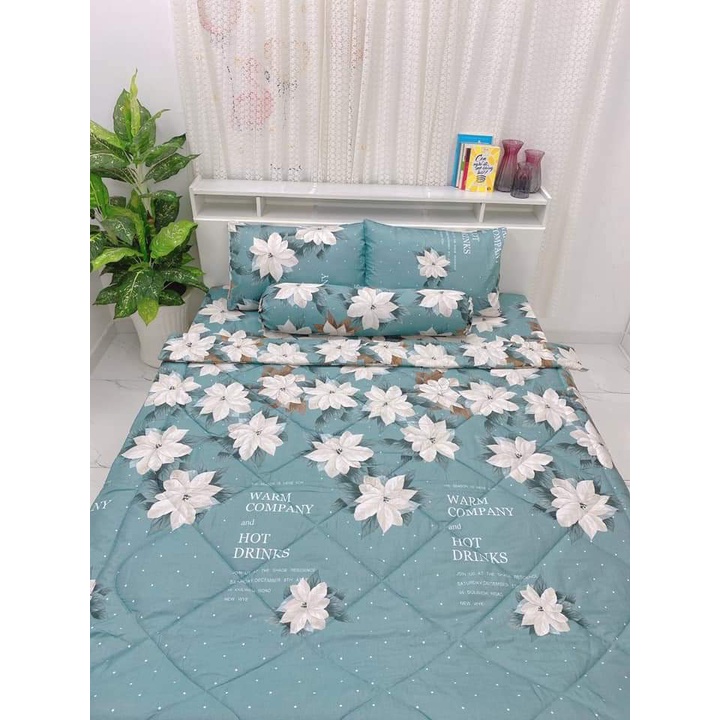 bộ drap Tencel cao cấp 1m6*2m, mềm mát rượi