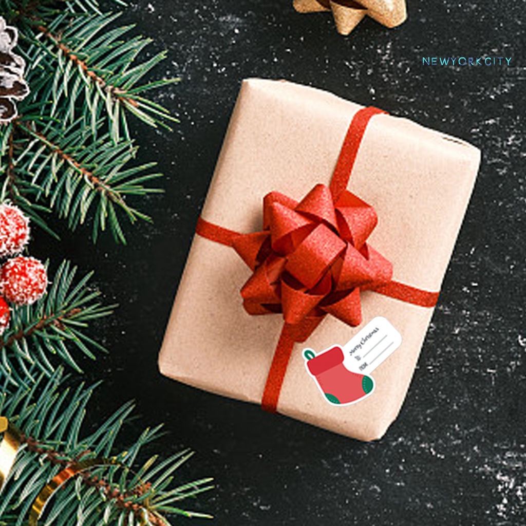 Set 10 Miếng Dán Trang Trí Giáng Sinh Nhiều Kiểu Dáng Dễ Thương