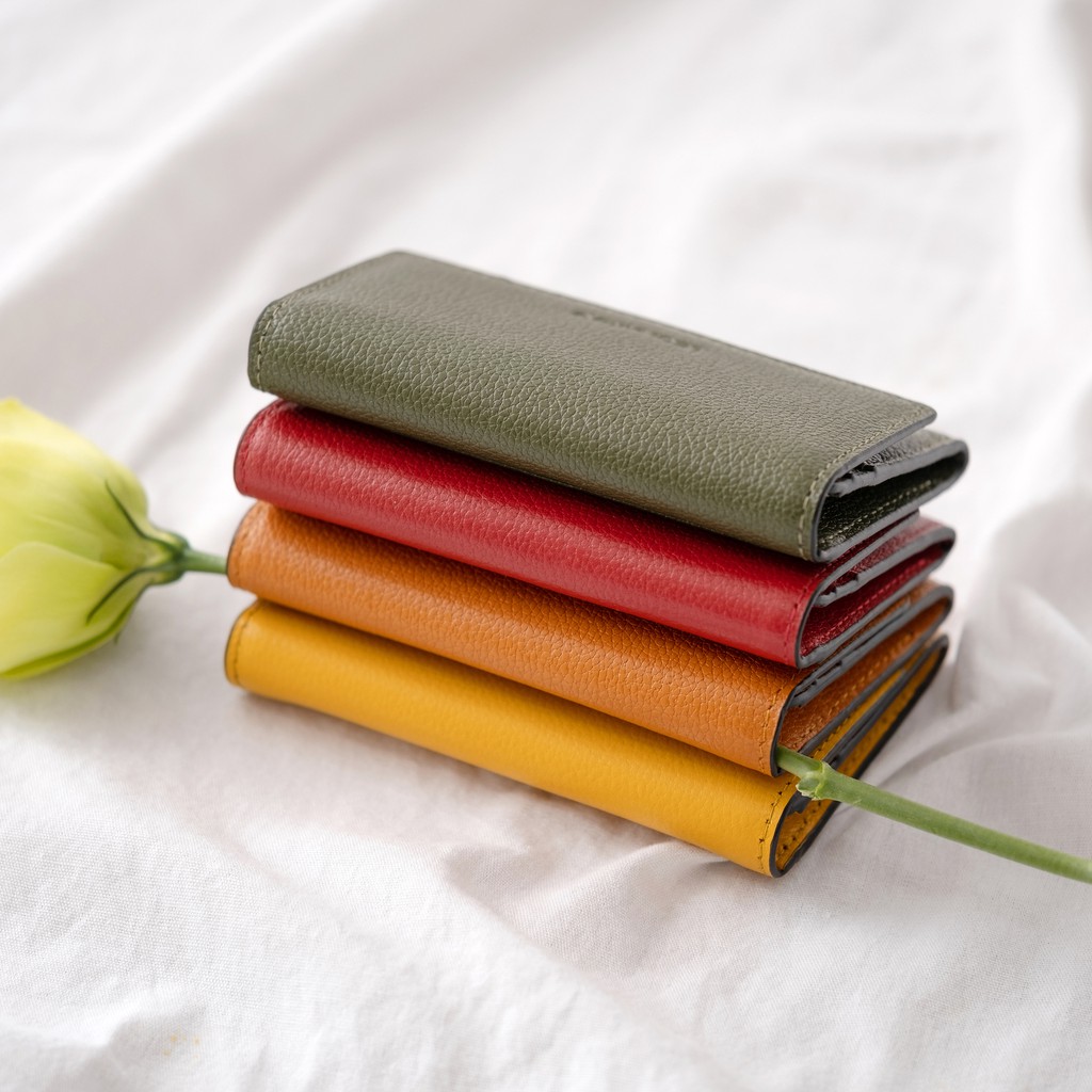 Ví đựng thẻ Card Holder Lucy da Mill mềm mại thương hiệu Leonardo | BigBuy360 - bigbuy360.vn