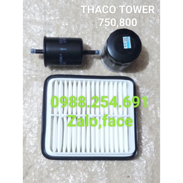 Combo 3 lọc xe THACO TOWER 750, 750A, 800
