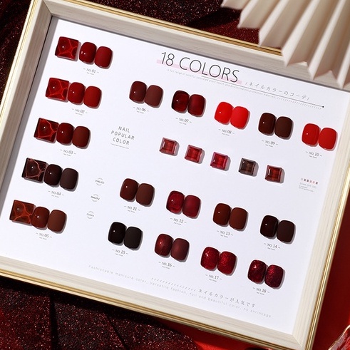 Sơn Gel AS RED | Mã PLA | Đỏ Cổ Điển