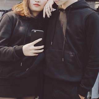 áo hoodie nam nữ trơn chất nỉ bông dày dặn phong cách năng động