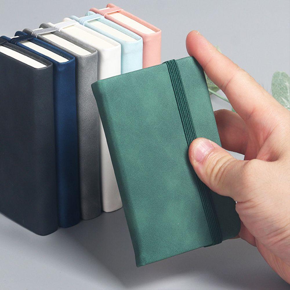 Sổ Nhật Ký Mini Bằng Da Phong Cách Retro Sáng Tạo