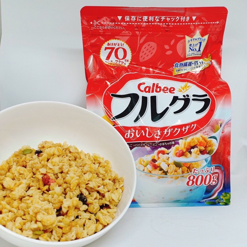 NGŨ CỐC CALBEE Nhật _ 800gr