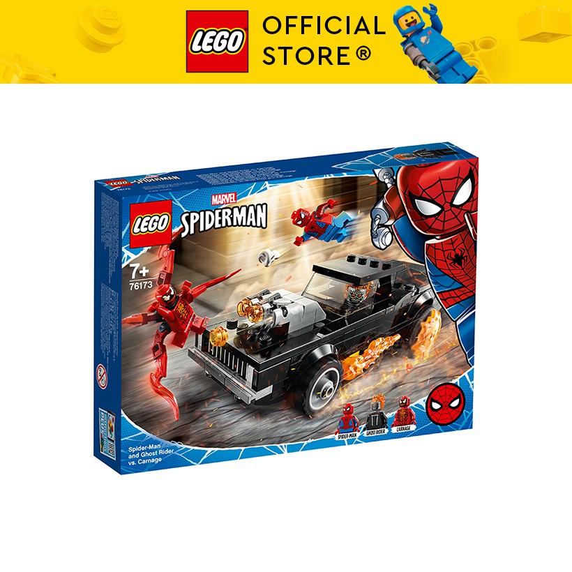 LEGO SUPERHEROES 76173 Spiderman Và Ma Tốc Độ Đối Đầu Carge ( 212 Chi tiết)
