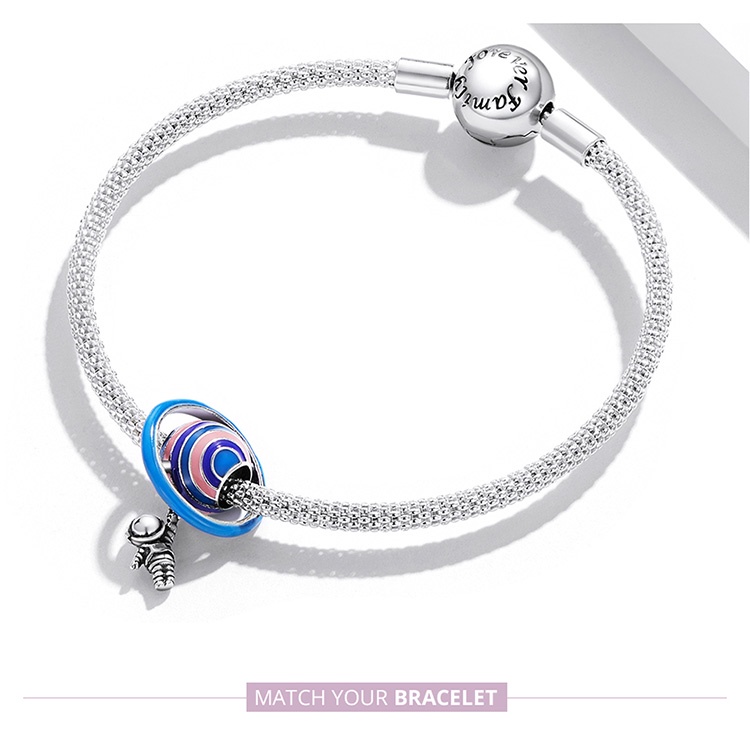 Mặt dây BAMOER 925 bằng bạcmặt hình phi hành gia/ hành tinh SCC2095