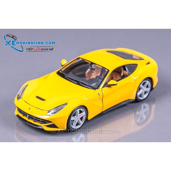 XE MÔ HÌNH FERRARI F12 BERLINETTA 1:24 BBURAGO (VÀNG)