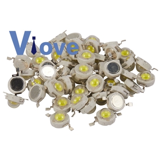 Bộ 50 Đèn LED 1w Ánh Sáng Trắng 1w Tiện Dụng