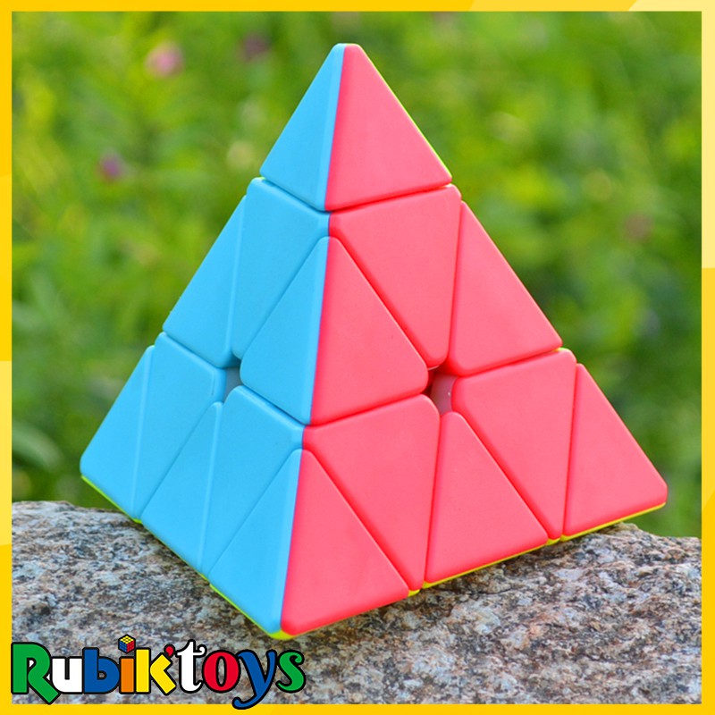 Combo Rubik 2x2, 3x3 & Tam Giác Qiyi Cube Bẻ Góc Cực Tốt, Nhanh, Trơn, Mượt 🦋 Rubic Đồ Chơi Thông Minh