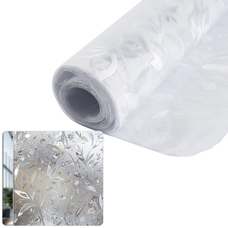 Giấy dán kính hoa văn mờ Không có keo kích thước 100x45cm FSHN | BigBuy360 - bigbuy360.vn