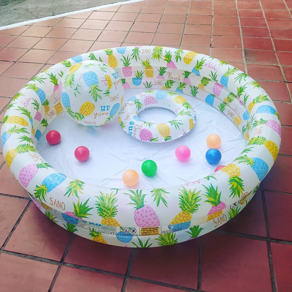 Bộ bể bơi phao 3 tiết cho bé INTEX 59469