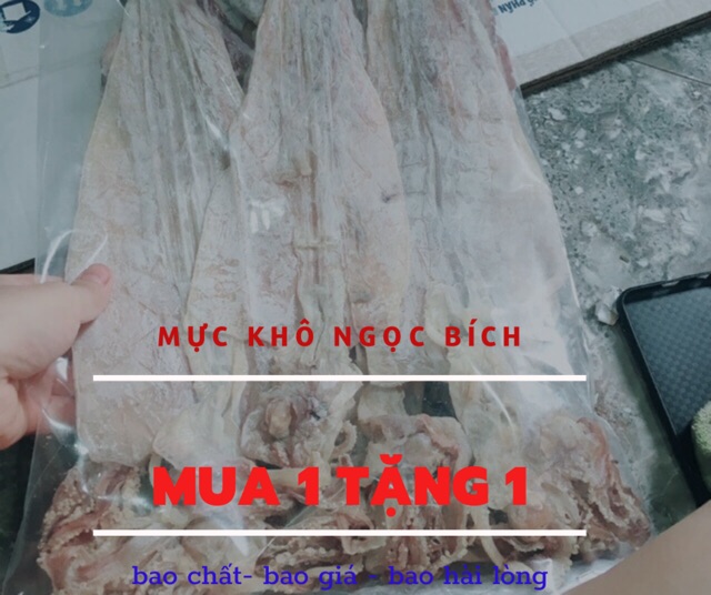 [Mã GROSALE2703 giảm 8% đơn 250K] 500gr mực khô sịn size lớn (10con/kg) | BigBuy360 - bigbuy360.vn